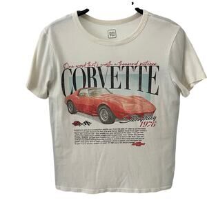 Hybrid Apparel Men's SM Official GM 1976 Corvette Stingray Graphic T-shirt
